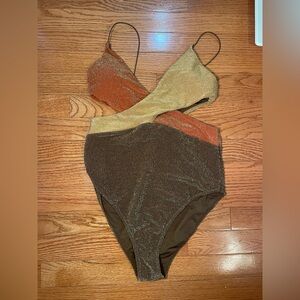 Shimmery Free People x It’s Now Cool The Riot One-Piece Swimsuit